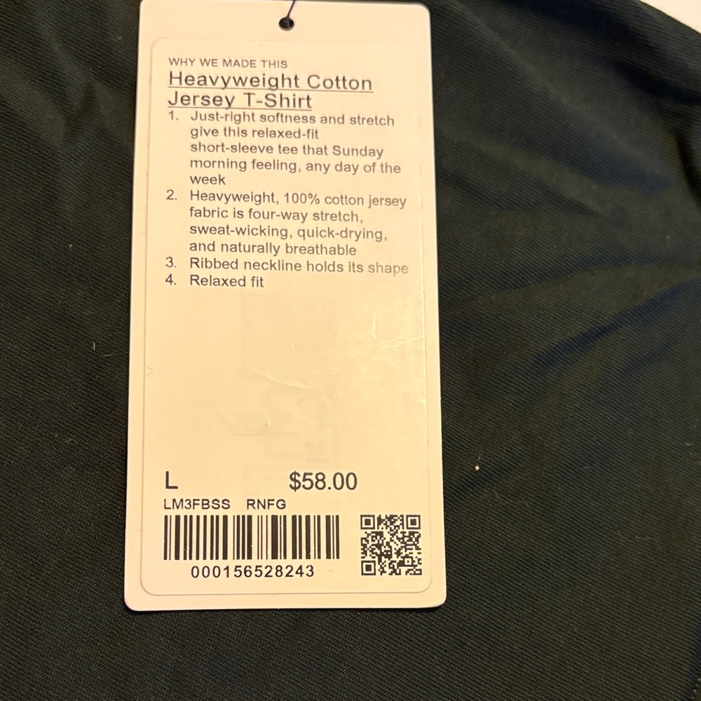 Lululemon Athletica Deep Green Fabric